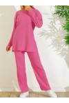 Fitilli Kaşkorse Alt Üst Takım Pantolon Bluz