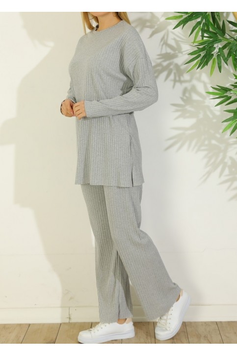 Fitilli Kaşkorse Alt Üst Takım Pantolon Bluz