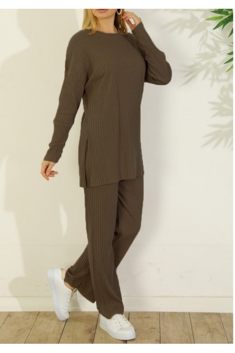 Fitilli Kaşkorse Alt Üst Takım Pantolon Bluz