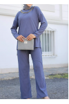 Fitilli Kaşkorse Alt Üst Takım Pantolon Bluz