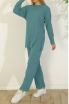 Fitilli Kaşkorse Alt Üst Takım Pantolon Bluz