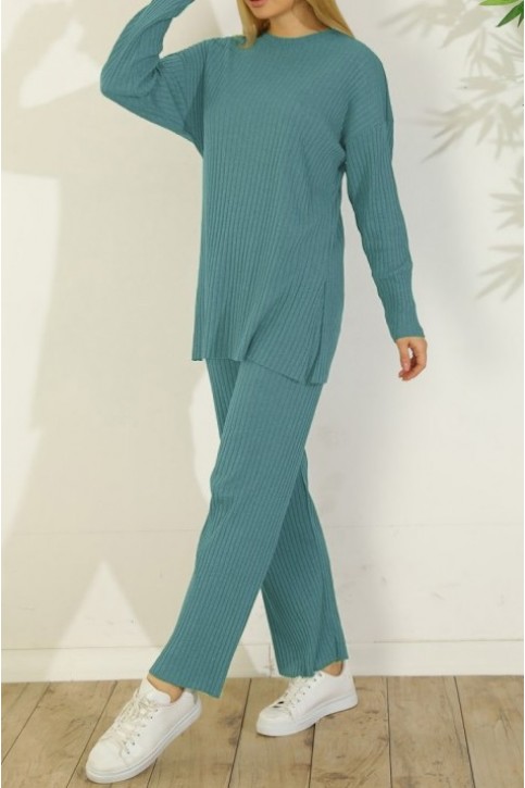 Fitilli Kaşkorse Alt Üst Takım Pantolon Bluz