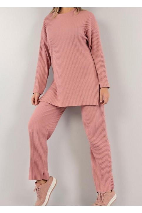 Fitilli Kaşkorse Alt Üst Takım Pantolon Bluz