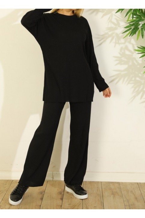 Fitilli Kaşkorse Alt Üst Takım Pantolon Bluz