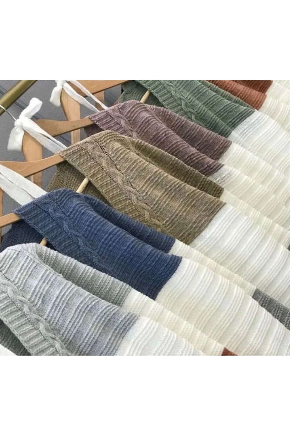 Kusaklı Uc Renk Triko Hirka Kusaklı Uc Renk Triko Hirka